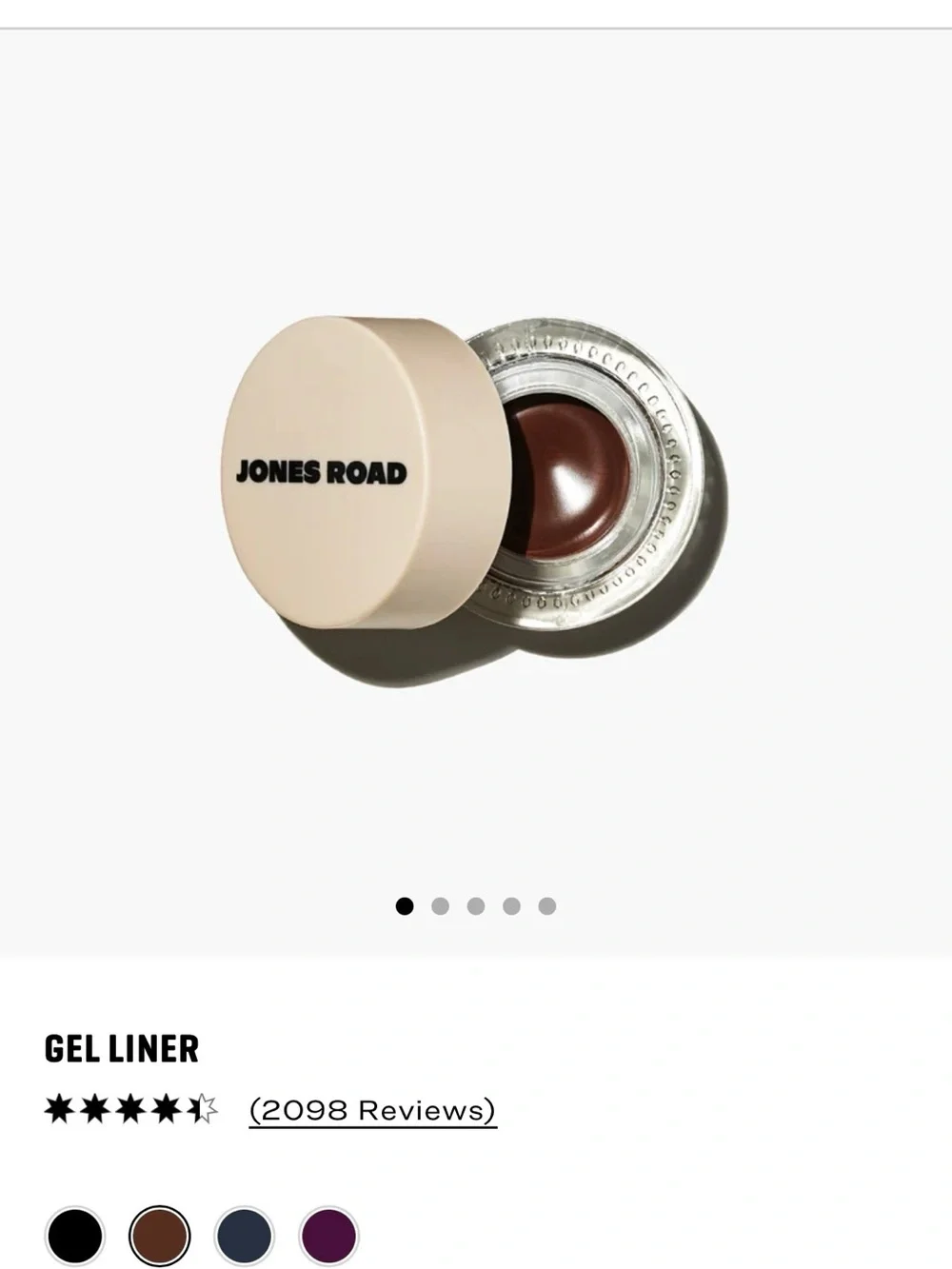 Jones Road Gel Liner - Brown - New in Box